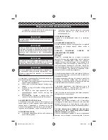 Предварительный просмотр 123 страницы Ryobi RCS36 Operator'S Manual