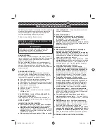 Preview for 169 page of Ryobi RCS36 Operator'S Manual