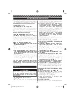 Preview for 185 page of Ryobi RCS36 Operator'S Manual