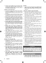 Preview for 4 page of Ryobi RCS36B35HI Original Instructions Manual