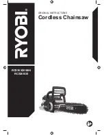 Ryobi RCS36X3550HI Original Instructions Manual preview