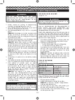 Предварительный просмотр 165 страницы Ryobi RCS4640C Original Instructions Manual