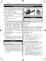 Предварительный просмотр 195 страницы Ryobi RCS4640C Original Instructions Manual