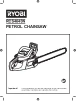 Ryobi RCS4640N Manual preview