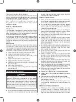 Preview for 2 page of Ryobi RCS4640N Manual