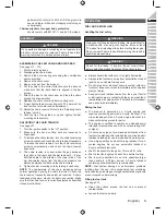 Preview for 5 page of Ryobi RCS5133CB Original Instructions Manual