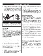 Предварительный просмотр 10 страницы Ryobi RCS5145N User Manual