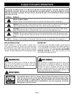 Предварительный просмотр 3 страницы Ryobi RE170VS Operator'S Manual