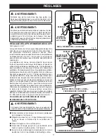 Предварительный просмотр 11 страницы Ryobi RE180PL (French) Manuel D'Utilisation