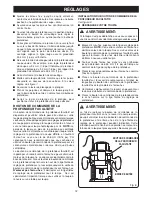 Предварительный просмотр 12 страницы Ryobi RE180PL (French) Manuel D'Utilisation