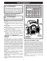 Preview for 14 page of Ryobi RE180PL (French) Manuel D'Utilisation