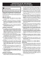 Предварительный просмотр 28 страницы Ryobi RE180PL1 Operator'S Manual