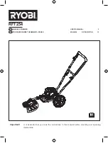 Preview for 1 page of Ryobi RFT254 User Manual