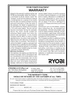 Предварительный просмотр 16 страницы Ryobi RG-10KVA Owner'S Operating Manual