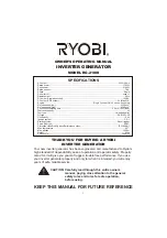 Ryobi RG-2100I Owner'S Operating Manual preview