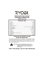 Предварительный просмотр 1 страницы Ryobi RG-2100I Owner'S Operating Manual