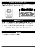Preview for 3 page of Ryobi RGBV3100 Operator'S Manual