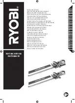 Ryobi RHT36B61R Original Instructions Manual preview