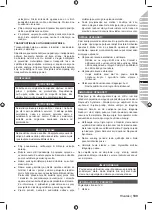 Предварительный просмотр 111 страницы Ryobi RHT36B61R Original Instructions Manual