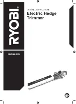 Предварительный просмотр 1 страницы Ryobi RHT6060RS Original Instructions Manual