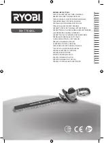 Ryobi RHT700RL Original Instructions Manual preview