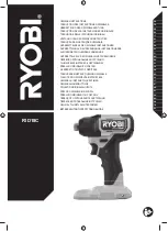 Ryobi RID18C Original Instructions Manual preview