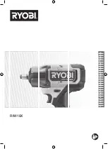 Preview for 1 page of Ryobi RIW18X Manual