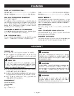 Preview for 7 page of Ryobi RJ165V Operator'S Manual