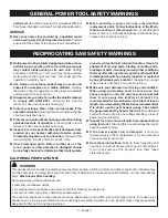Preview for 3 page of Ryobi RJ185V Operator'S Manual