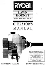 Ryobi RLH1100A MKIII Operator'S Manual preview