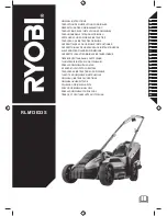 Preview for 1 page of Ryobi RLM13E33S Manual