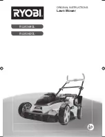 Ryobi RLM3600L Original Instructions Manual preview