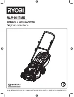 Preview for 1 page of Ryobi RLM4617ME Original Instructions Manual