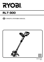 Preview for 1 page of Ryobi RLT-300 Owner'S Operating Manual
