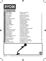 Preview for 1 page of Ryobi RLT254CDSO User Manual