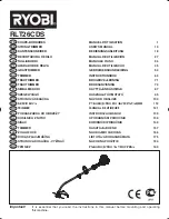 Preview for 1 page of Ryobi RLT26CDS User Manual