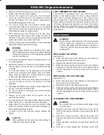 Preview for 7 page of Ryobi RLT3025F Operator'S Manual