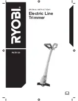 Preview for 1 page of Ryobi RLT3123 Original Instructions Manual