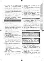 Предварительный просмотр 69 страницы Ryobi RLT3525 Original Instructions Manual