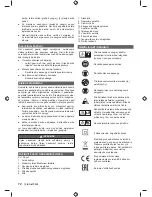 Preview for 74 page of Ryobi RLT4125 Original Instructions Manual