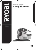 Preview for 1 page of Ryobi RMS180 Original Instructions Manual