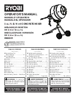 Ryobi RMX001 Operator'S Manual предпросмотр