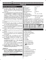 Preview for 53 page of Ryobi RP4020 User Manual