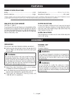 Preview for 5 page of Ryobi RP4050 Operator'S Manual