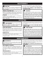 Preview for 14 page of Ryobi RP4206 Operator'S Manual