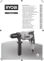 Ryobi RPD500 Original Instructions Manual preview