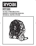 Preview for 1 page of Ryobi RPF180G Owner'S Operating Manual