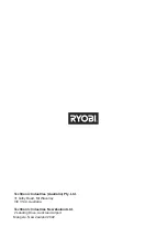 Предварительный просмотр 24 страницы Ryobi RPHD43O Operator'S Manual