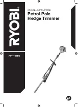 Ryobi RPHT254O Original Instructions Manual preview