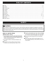 Preview for 2 page of Ryobi RPT2543C, RY7011 Operator'S Manual